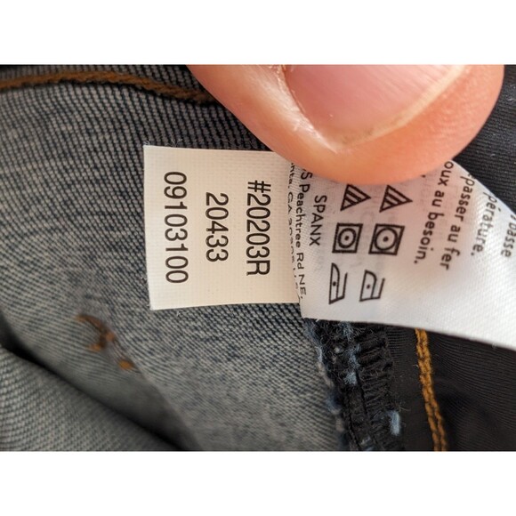 Spanx Jeans Women’s Small Distressed Ankle Skinny Medium Wash Pull On 20203R - Picture 11 of 11